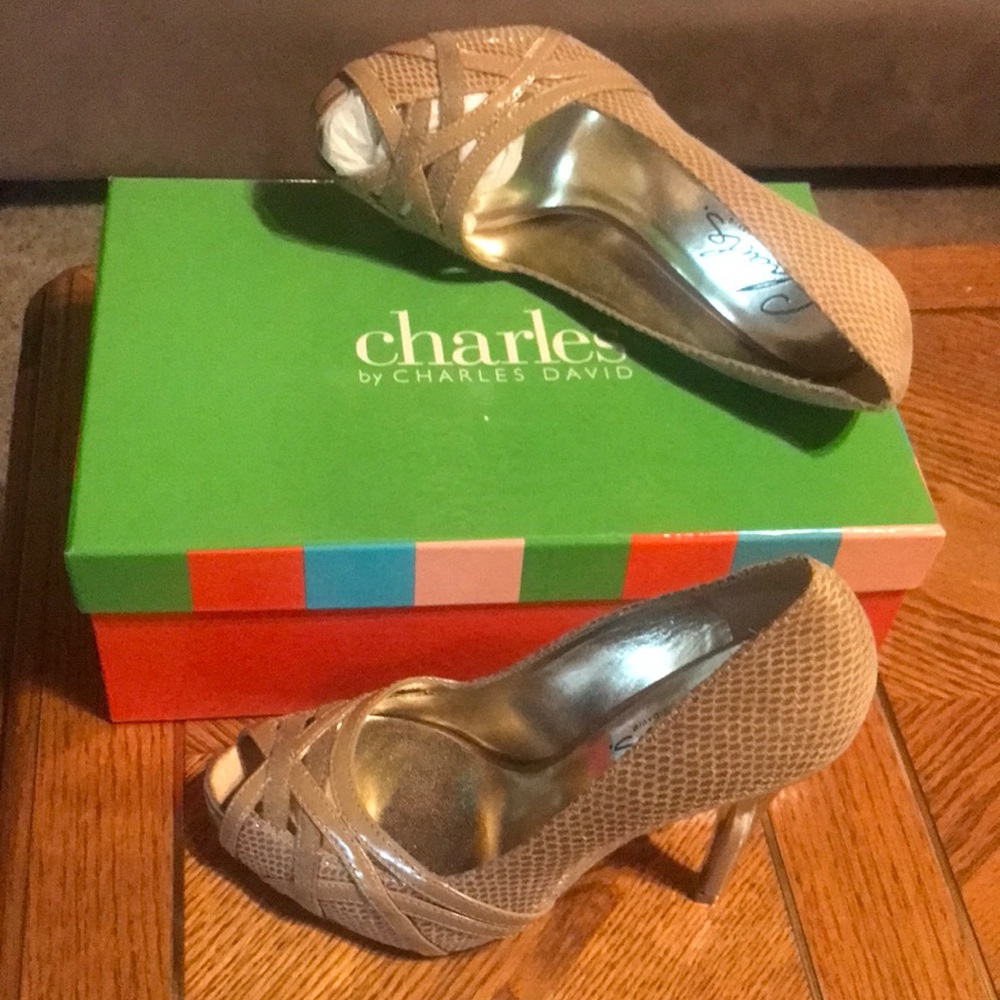 Charles Davis Nude Pumps